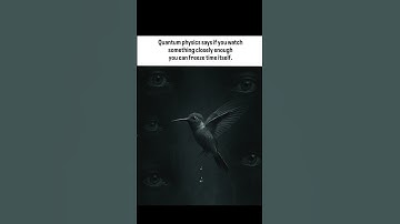Quantum Physics Explained! Freeze Time with the Hummingbird Effect! #shorts #quantumphysics #science