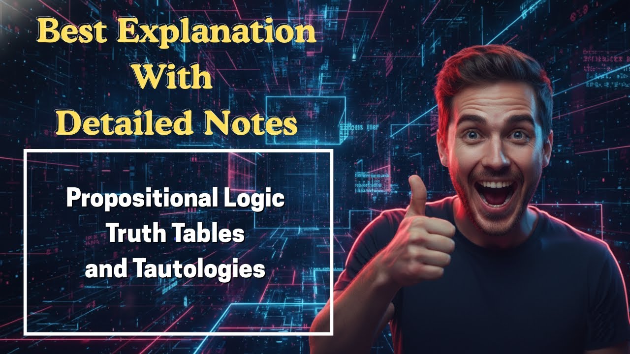 [300] Propositional Logic Truth Tables and Tautologies (Discrete ...