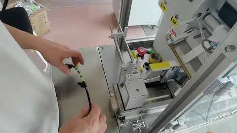 Automatic cable flag tagging machine with printer