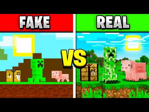 Playing Fake Minecraft Games Fake Vs Real Minecraft - youtube videos unspeakable gaming roblox