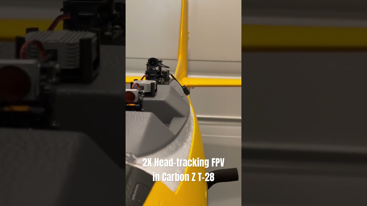 Ultimate RC Trainer Plane With Head Tracking FPV For Both Pilots Independently Rcfpv Fpvplane