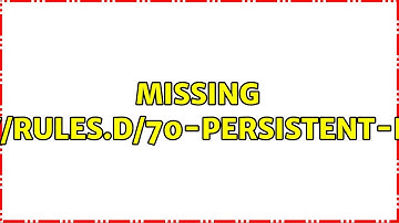 Ubuntu: Missing "/etc/udev/rules.d/70-persistent-net.rules"