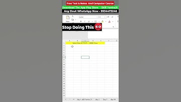 Excel Formula Hacks Tips Part 2 Excel Interview Tips & trick #excel #exceltutorial