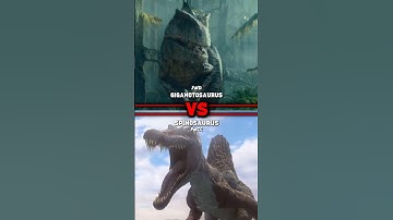 Giga Vs Spino #giganotosaurus #spinosaurus #edit #wisedit #jurassicworld #viral #fyp #fypシ゚viral