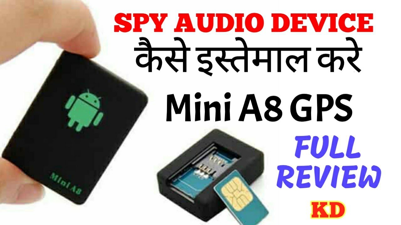 optager lobby Årvågenhed Kaise use kare mini A8 GPS spy audio device full review in Hindi || how to  use mini A8 GPS - YouTube