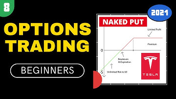 8 - NAKED PUT & Risk Graph for PUT OPTIONS | The Complete Options Trading Course for Beginners 2021