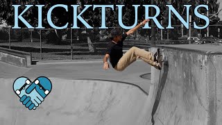 HOW TO KICKTURN  Frontside & Backside, on Flat & Ramps with Steve Caballero
