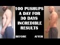 100 Pushups A Day For 30 Days CHALLENGE - Results