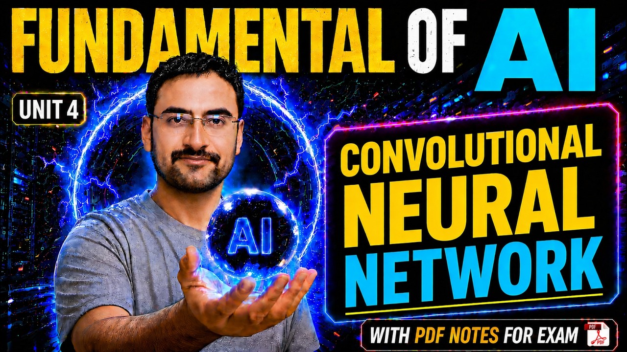 Convolutional Neural Network | CNN | Deep Learning | AI | Btech | BSc ...