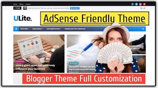 Blogger Website AdSense Friendly Theme
