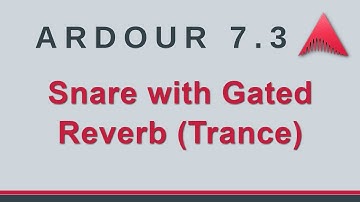 Ardour 7 - Snare with Gated Reverb - Trance (No Talking)