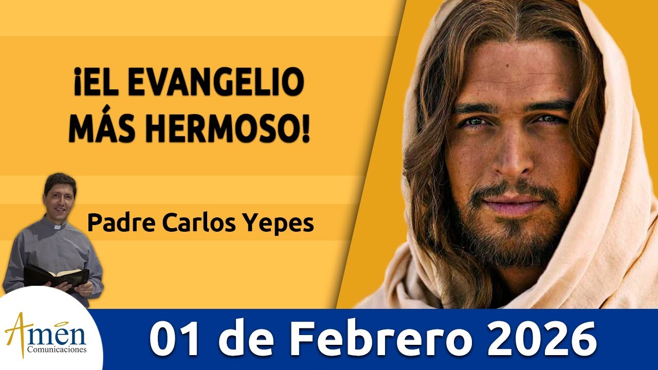 Evangelio De Hoy, Domingo 1 Febrero 2026 #PadreCarlosYepes l Mateo 5,1 ...
