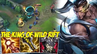 THE KING OF WILD RIFT WITH YASUO (SO STRONG)!