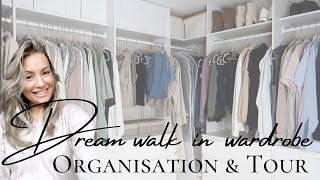 DIY DREAM WALK IN WARDBROBE FINAL TOUCHES AND TOUR | AD