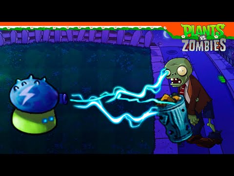 🍄 ЭЛЕКТРИЧЕСКИЙ ГРИБ! МОД СТАРАЯ ВЕРСИЯ! 🔥 Plants vs Zombies (Растения против зомби ) Прохождение