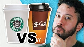 Coffee Expert Guesses Popular Coffee McDonalds vs Starbucks Coffee
