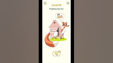 DOP 2: Delete One Part Walkthrough-Frighten the fox-LEVEL 84 #shorts #dop2 #gameplay