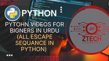 ESCAPE SQUANCE CHARACTER| Python Videos For Beginners in Urdu #5