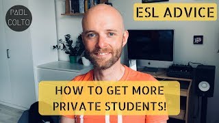 HOW TO GET MORE PRIVATE STUDENTS 👩‍🎓💰👨‍🎓💰 10 TIPS