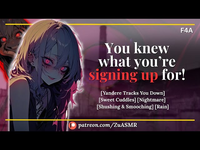 Chased Down By Crazy Yandere, Woken Up To A Sweet GF |F4A| Eerie Nightmare| Shushing| Cuddles| ASMR