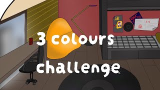 3 random colours challenge - interior design - JOEVI
