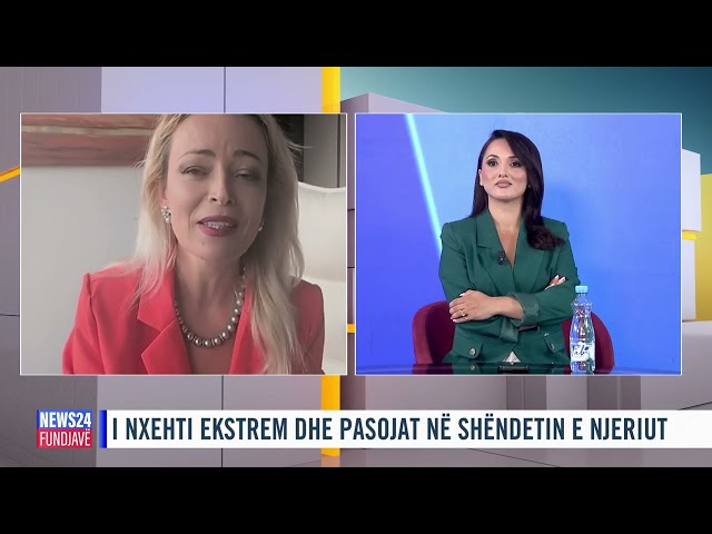 Temperaturat e larta, dr. Aurora Dollenberg nga Gjermania: I nxehti mbi 40°C ndikon në tru e zemër
