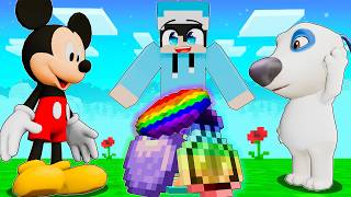 ماين كرافت لكن حلويات القوه السحريه !!؟ 🍭🤯