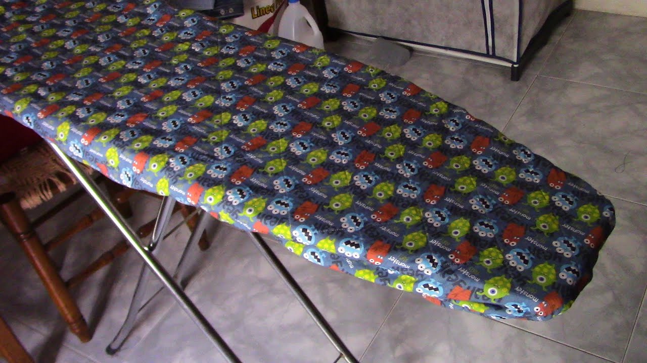 funda de planchar con cualquier tela de algodón, enseño el acolchado  después la costura de la funda