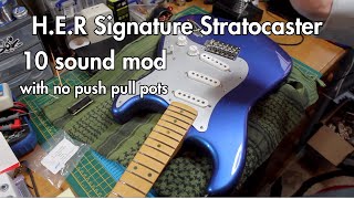 H.E.R Stratocaster Mod with Free-Way 10 position switch Profile