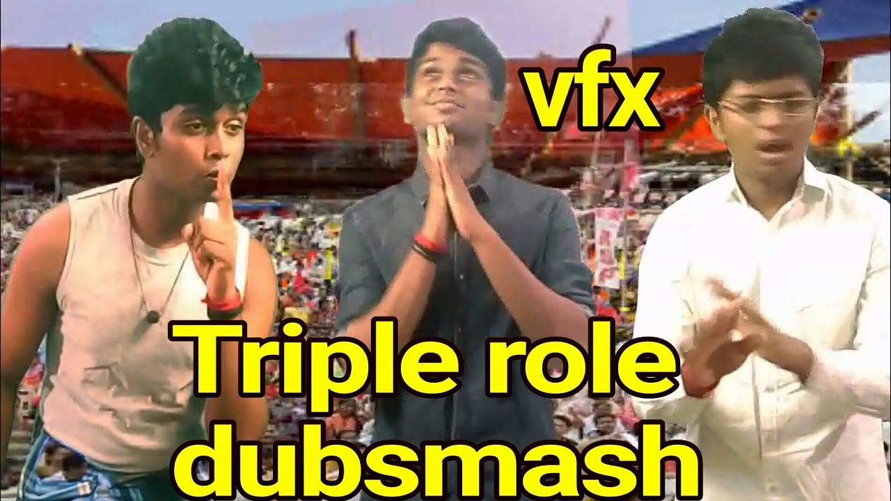 Comedy dubsmash | triple role | mayilsamy Vivek | mersal teaser spoof