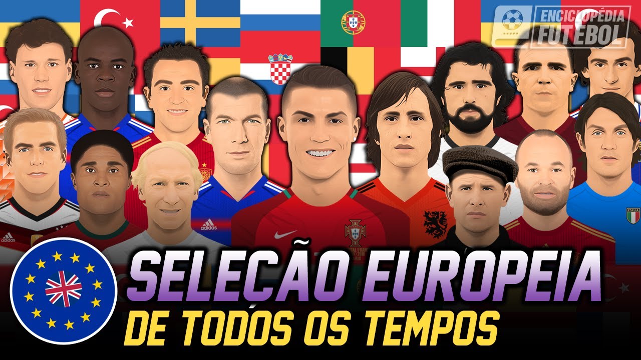 Esses seriam os melhores jogadores de todos os tempos da América do Sul e  da Europa. E …