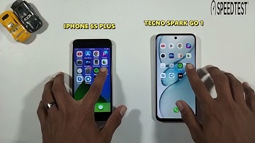 | iPhone 6s Plus | Vs | Tecno Spark go 1 | Speed Test | Comparison | 2024 |