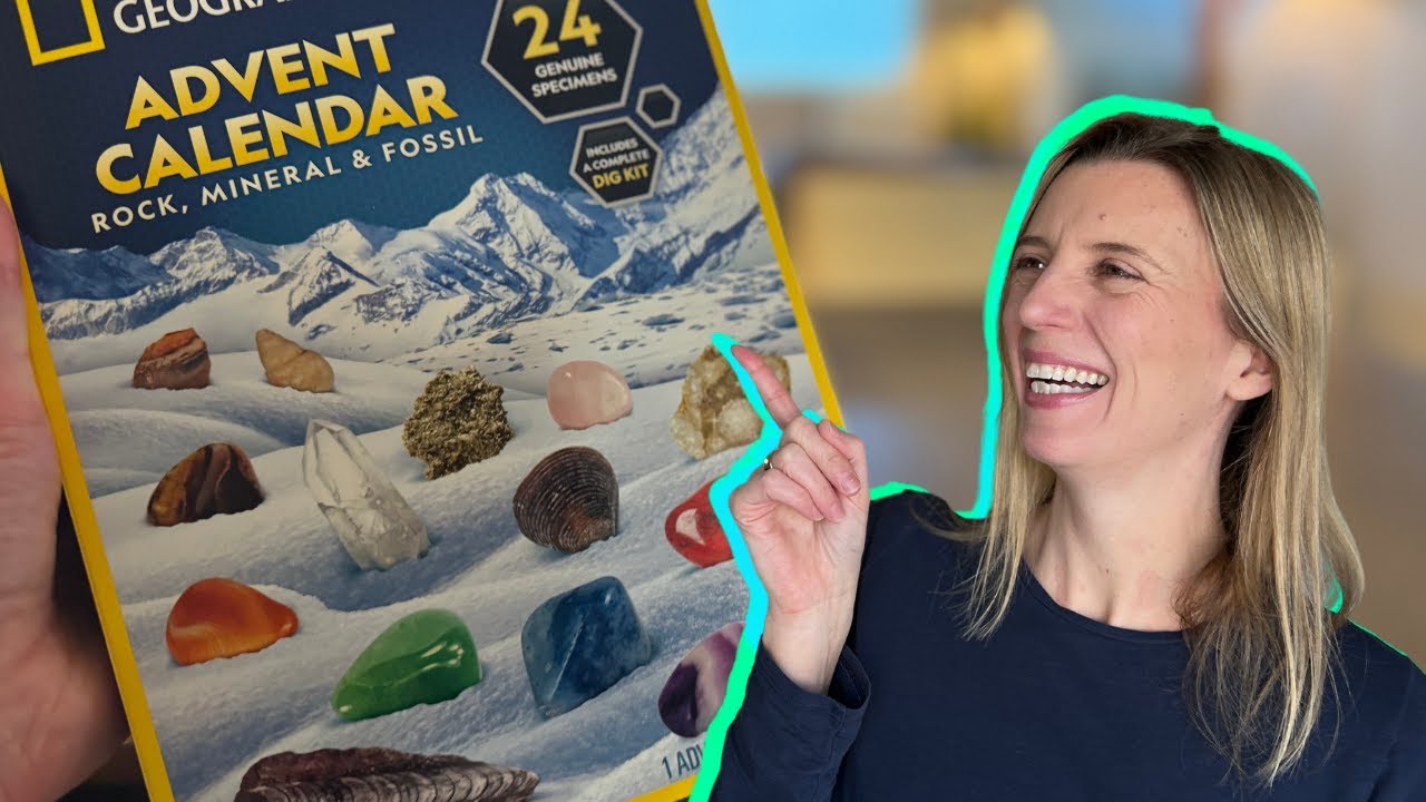 National Geographic Rock, Mineral & Fossil Advent Calendar by