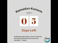 Only 5 Days Left Until Ramadan! 🌙