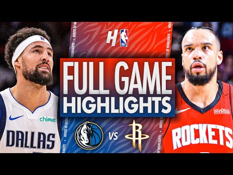 Dallas Mavericks vs Houston Rockets - Full Game Highlights | January 1, 2025 NBA Season