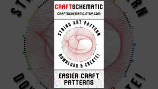 Craft Schematic String Art Pattern # AA0033