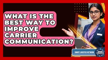What Is The Best Way To Improve Carrier Communication? - Smart Logistics Network