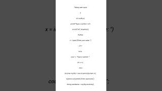 Taking user input in C, python, Java, c++ , scanf, printf, System.out.println, cin