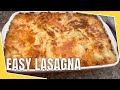 How to make quick easy lasagna/ easy lasagna recipe/ how to make homemade  lasagna
