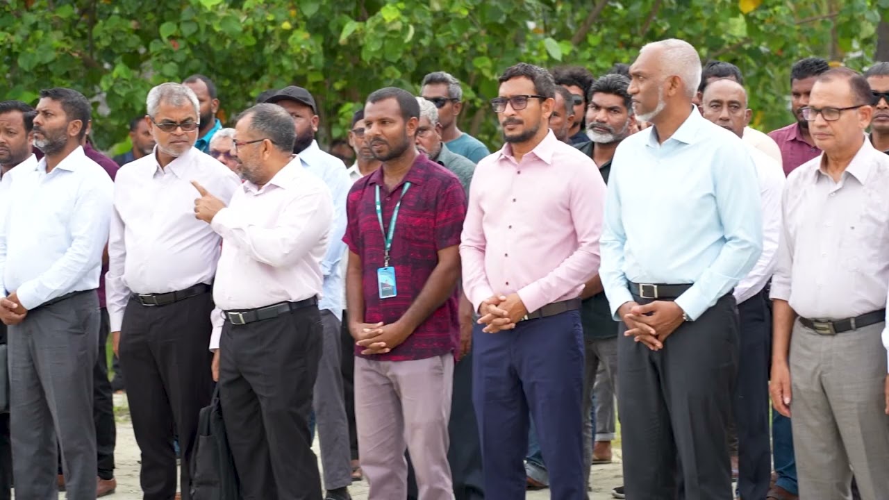 President attends groundbreaking ceremony for new Council Secretariat building in R  Innamaadhoo
