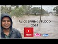 Alice Springs Todd River Flood After Years - 2024