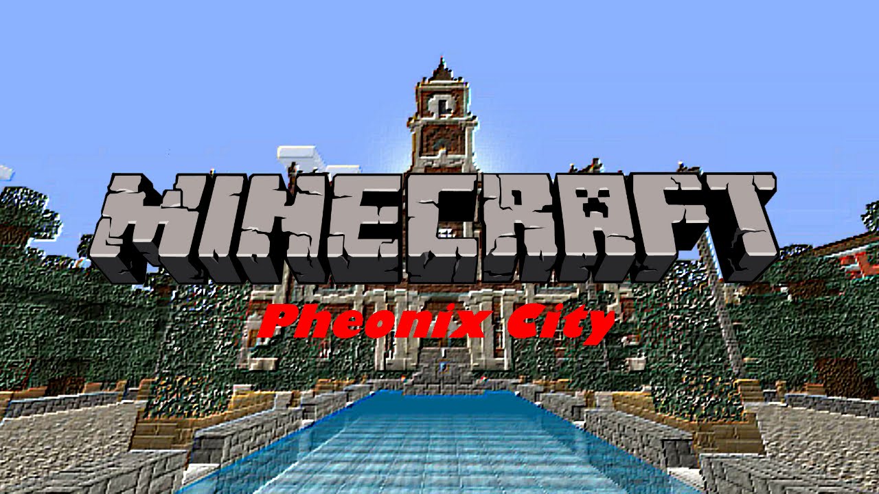 Minecraft City Phoenix #timelapse Of Building The #phoenix Statue From