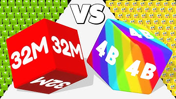 ROLL CUBE 2048 /vs HAPPY CUBES 2048 ∞ ASMR Gameplay Android iOS • Satisfying Mobile Games