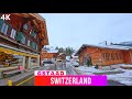 Driving in winter wonderland  gstaad  switzerland  4k