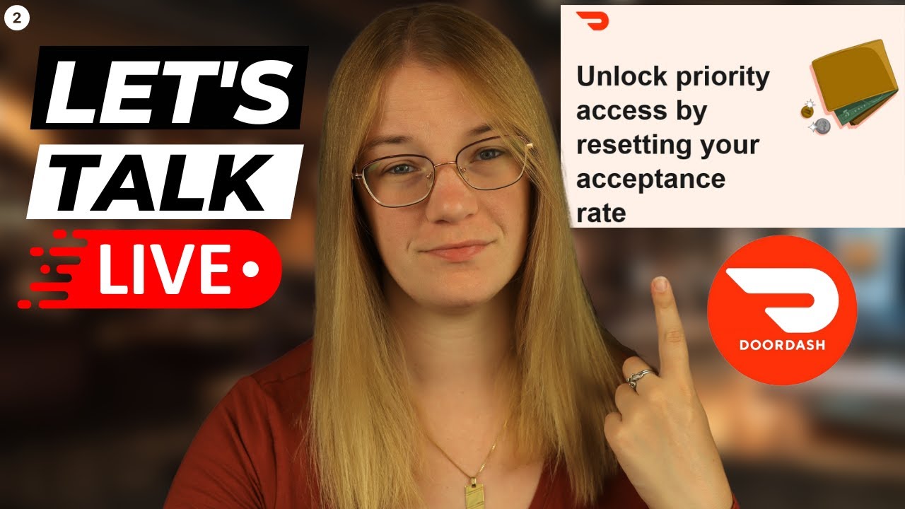 Does DoorDash Resetting The Acceptance Rate Matter Dash With You Live Stream 2 YouTube