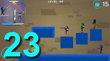 Stickman Shooter: Elite Strikeforce Walkthrough Part 23 (by Stickman 3d Champs)  Android Gameplay HD