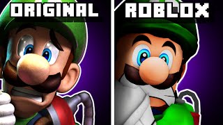 LUIGI'S MANSION But In ROBLOX! - Ghostly Manor ROBLOX