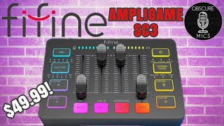 Fifine AmpliGame SC3 Gaming Mixer / Audio Interface - $50 With A Lot To Offer?