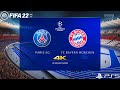FIFA 22 - PSG Vs Bayern Munich - UEFA Champions League Final Match | PS5 4K Gameplay & Full match