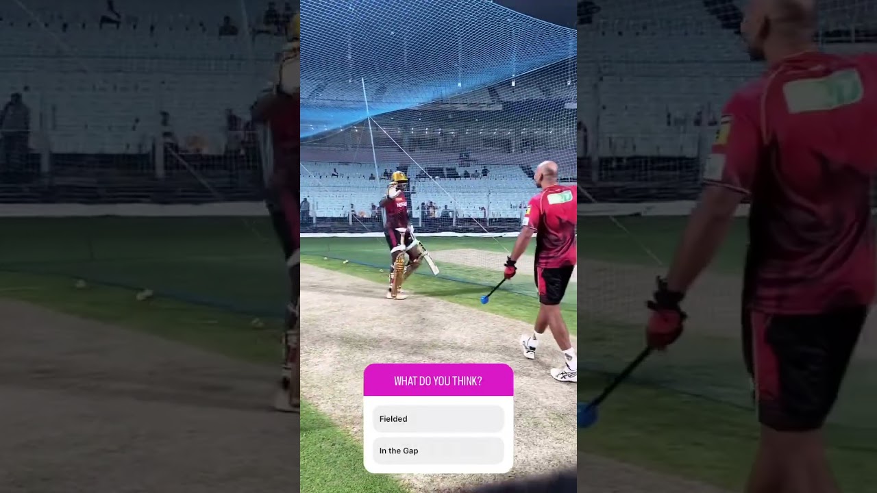 Andre Russle Practice Session in Eden Garden Kolkata for 